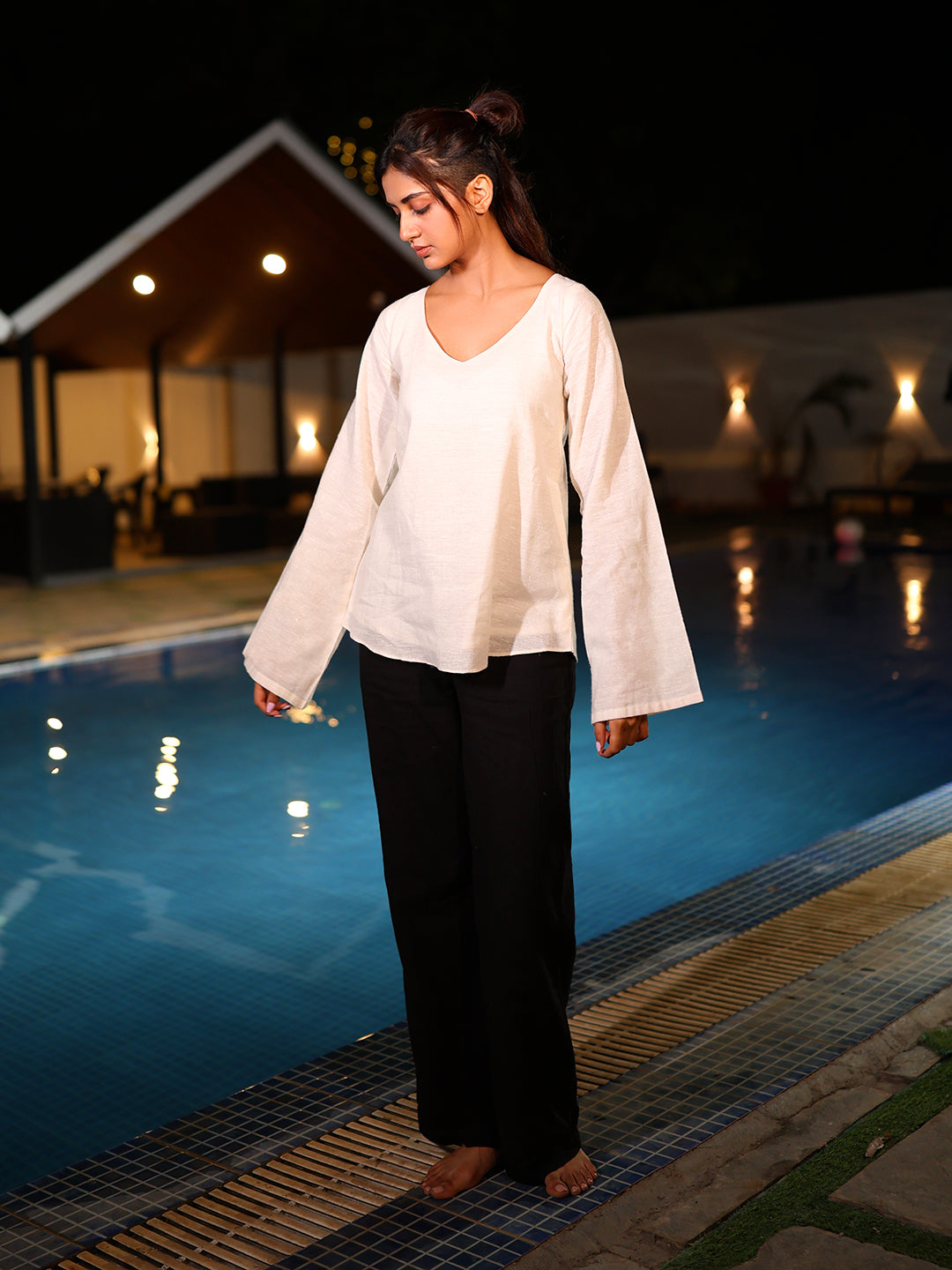 Masakali Linen Top